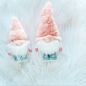 Christmas light up gnomes Pink farmhouse